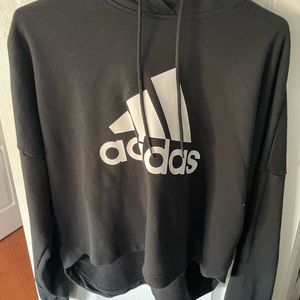 Women’s cropped Adidas hoodie